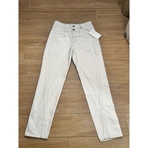 CLOSED Curved X High Rise Waist Jeans Size 25/26 Ivory Denim New With Tags